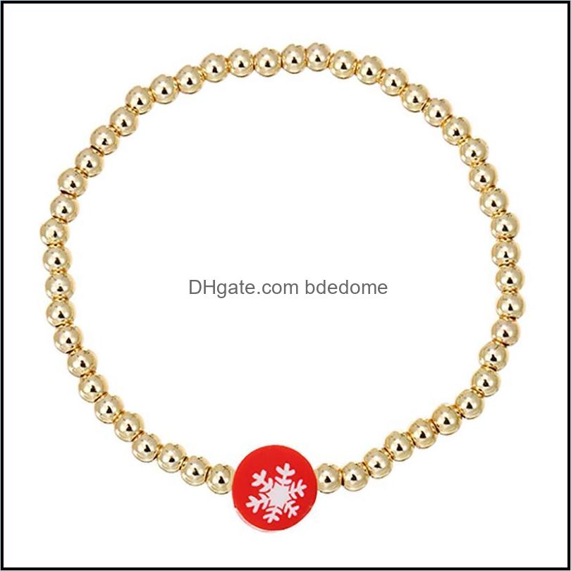 Charm Bracelets Jewelry Bohemia Vintage Gold Color Bead Chain For Women Simple Snowflake Christmas Pendant B Dr4
Charm Bracelets Jewelry Bohemia Vintage Gold Color Bead Chain For Women Simple Snowflake Christmas Pendant B Dr4