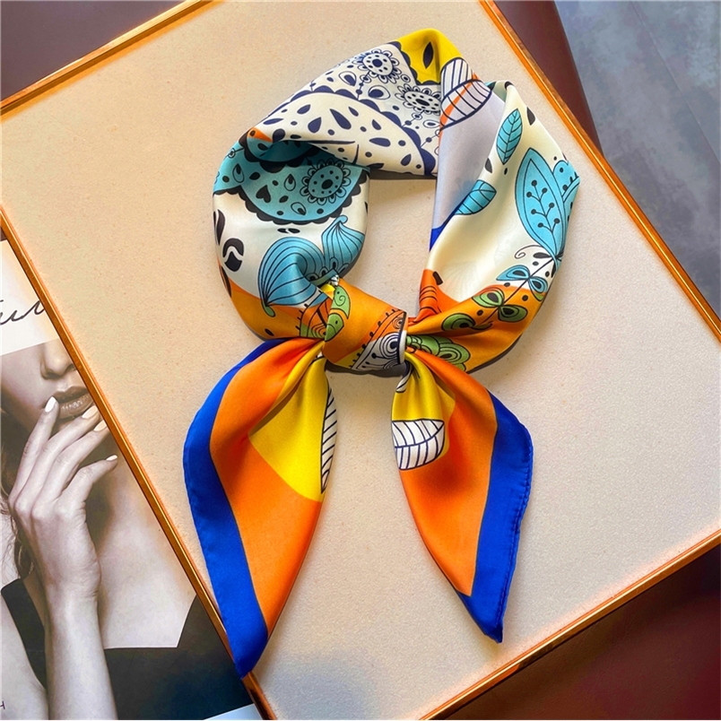 Print Silk Feeling Square Scarf 70cm Spring Neckerchief Shawl Wrap Hijab Female Hair Hand Wrist Foulard Bandana 220704
Print Silk Feeling Square Scarf 70cm Spring Neckerchief Shawl Wrap Hijab Female Hair Hand Wrist Foulard Bandana 220704