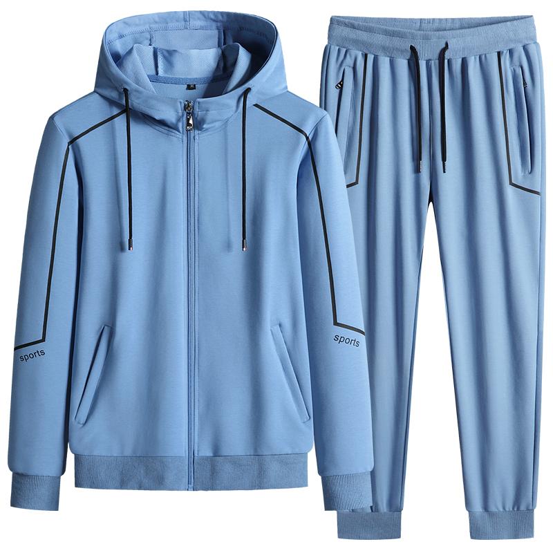 Men's Tracksuits Tracksuit Men Sportswear Sets Spring Autumn Clothing Hooded Suit Male 2 Pieces Sweatshirt Sweatpants Fashion SoftMen's, White
Men's Tracksuits Tracksuit Men Sportswear Sets Spring Autumn Clothing Hooded Suit Male 2 Pieces Sweatshirt Sweatpants Fashion SoftMen's, White