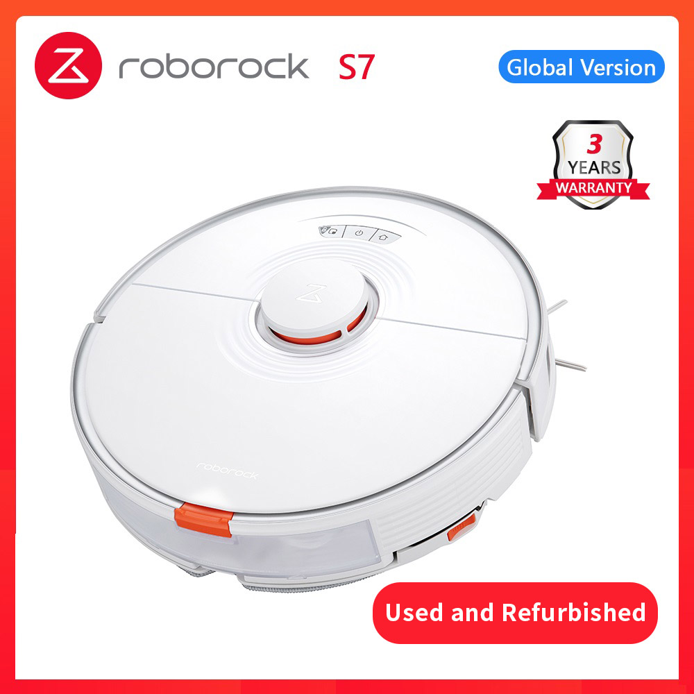 Roborock S7 Robot Vacuum Cleaner for Home Sonic Mopping Ultrasonic Carpet Clean Alexa Mop Lifting Upgrade (Used - Very Good)
Roborock S7 Robot Vacuum Cleaner for Home Sonic Mopping Ultrasonic Carpet Clean Alexa Mop Lifting Upgrade (Used - Very Good)