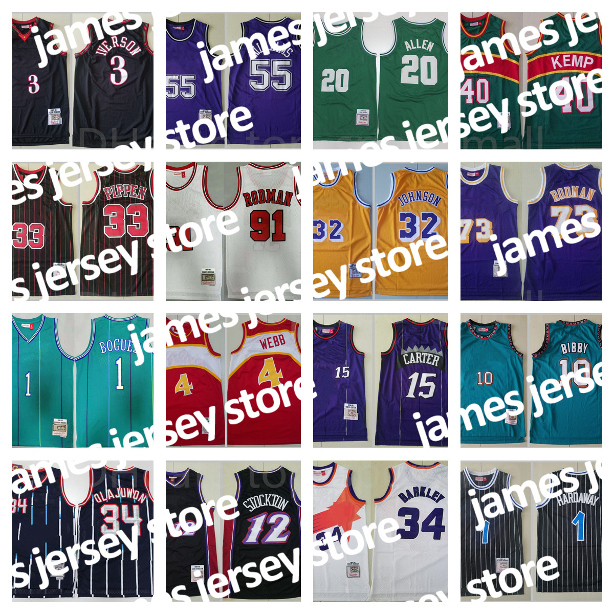 Mitchell and Ness Basketball Allen Iverson Jersey Jason Williams Chris Webber Mike Bibby Shawn Kemp Dennis Rodman Pippen Johnson Stockton, Photo d
Mitchell and Ness Basketball Allen Iverson Jersey Jason Williams Chris Webber Mike Bibby Shawn Kemp Dennis Rodman Pippen Johnson Stockton, Photo d