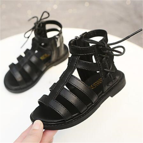 2022 Summer New Girls Roman Sandals High Gang Open Toe Sandals Boots Fashion Retro British Children's Princess Shoes Women Child Flats, Black
2022 Summer New Girls Roman Sandals High Gang Open Toe Sandals Boots Fashion Retro British Children's Princess Shoes Women Child Flats, Black