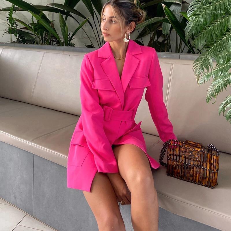 Women' Suits & Blazers 2022 Autumn Blazer Women Jacket Belt Notched Collar Slim Long Sleeve Simple Fashion Vintage Blazrs Office Ladies Lou, Pink
Women' Suits & Blazers 2022 Autumn Blazer Women Jacket Belt Notched Collar Slim Long Sleeve Simple Fashion Vintage Blazrs Office Ladies Lou, Pink