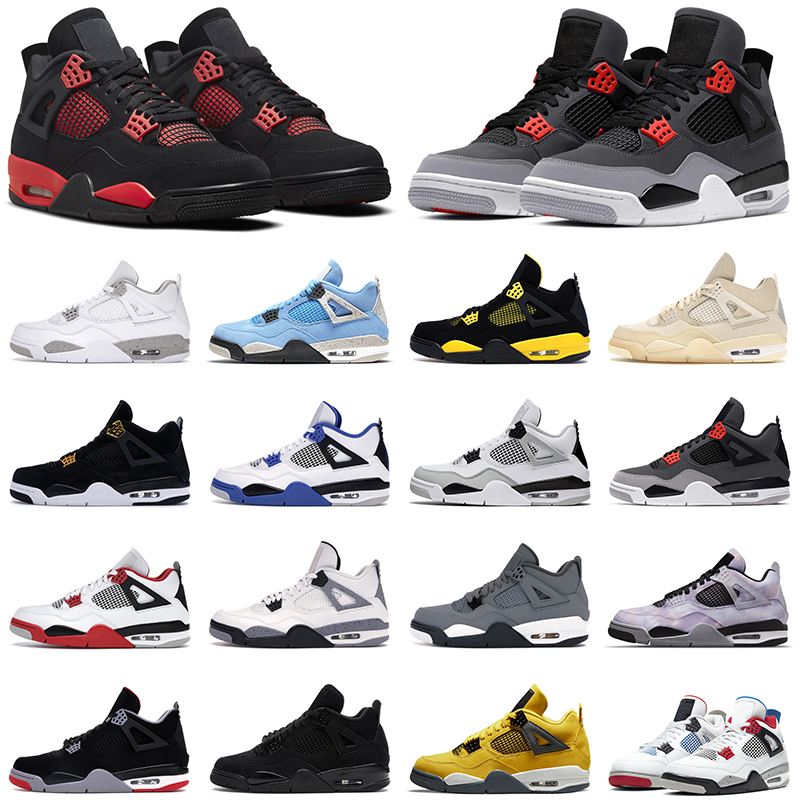 Jumpman 4 4s Men Basketball Shoes Red Thunder Black Cat Military Black Infrared UNC Bred Women Mens Trainers Outdoor Sports Sneakers, Alternate 89
Jumpman 4 4s Men Basketball Shoes Red Thunder Black Cat Military Black Infrared UNC Bred Women Mens Trainers Outdoor Sports Sneakers, Alternate 89