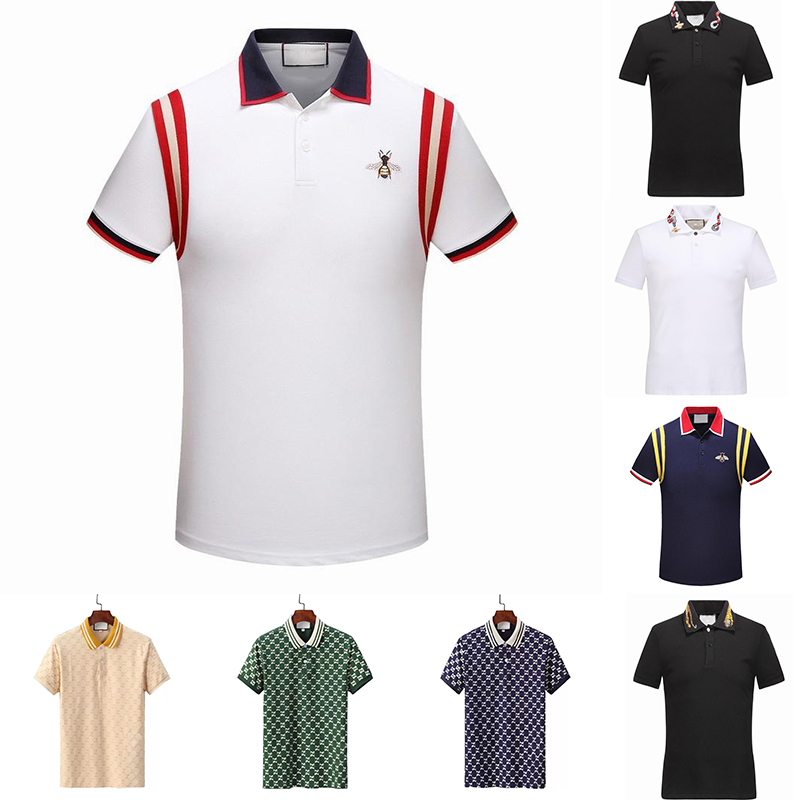 Mens High Quality Polos Shirts For Man High Street Italy Embroidery Garter Snakes Little Bees Printing Brands Clothes Cottom Clothing Tees, 22
Mens High Quality Polos Shirts For Man High Street Italy Embroidery Garter Snakes Little Bees Printing Brands Clothes Cottom Clothing Tees, 22