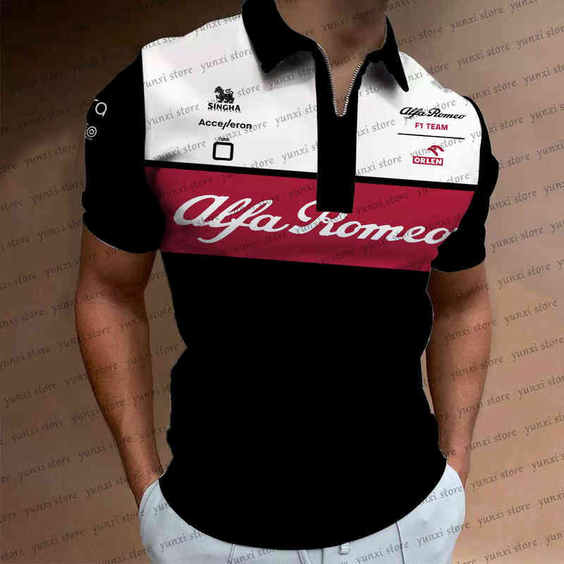 Men' Fashion Gym Sports Polo Shirts F1 Race Formula One Alfa Romeo Team Extreme Followers New Zip Short Sleeve, Polo-2
Men' Fashion Gym Sports Polo Shirts F1 Race Formula One Alfa Romeo Team Extreme Followers New Zip Short Sleeve, Polo-2