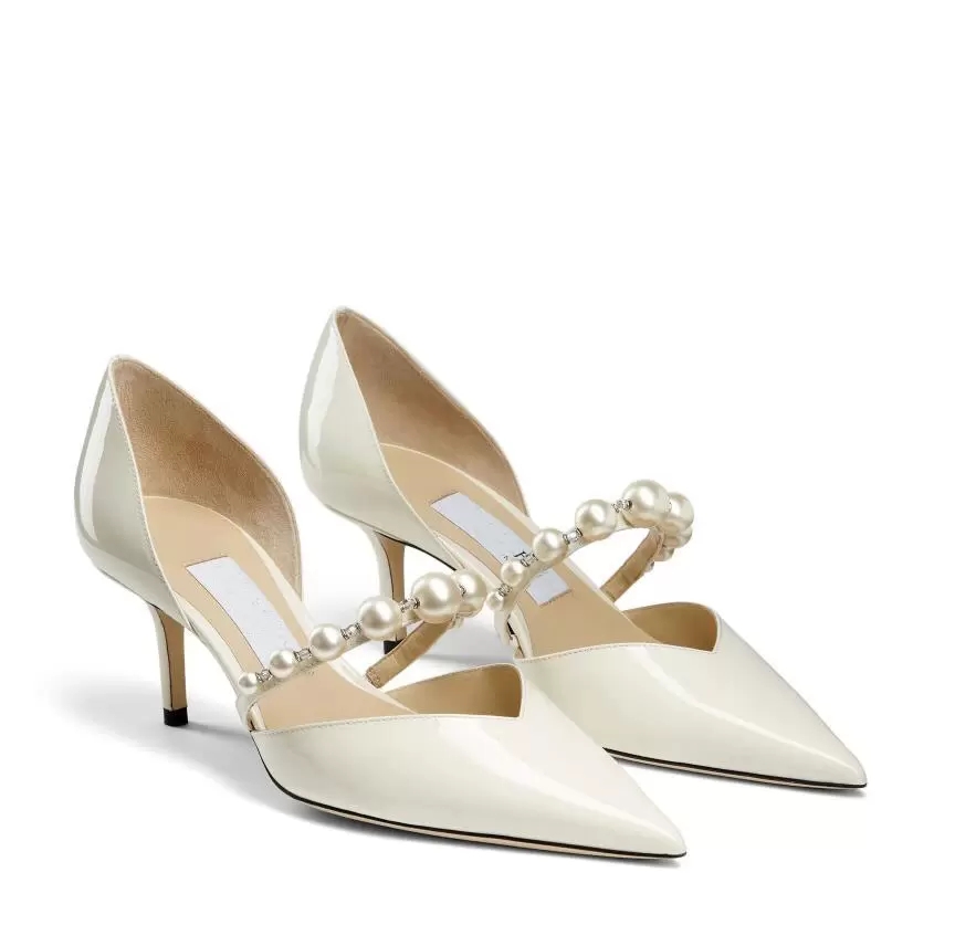 Summer Brand Aurelie Sandals Shoes For Women Pearl-Embellished Strappy Pumps Nude Black White Patent Leather Sexy Lady High Heels
Summer Brand Aurelie Sandals Shoes For Women Pearl-Embellished Strappy Pumps Nude Black White Patent Leather Sexy Lady High Heels