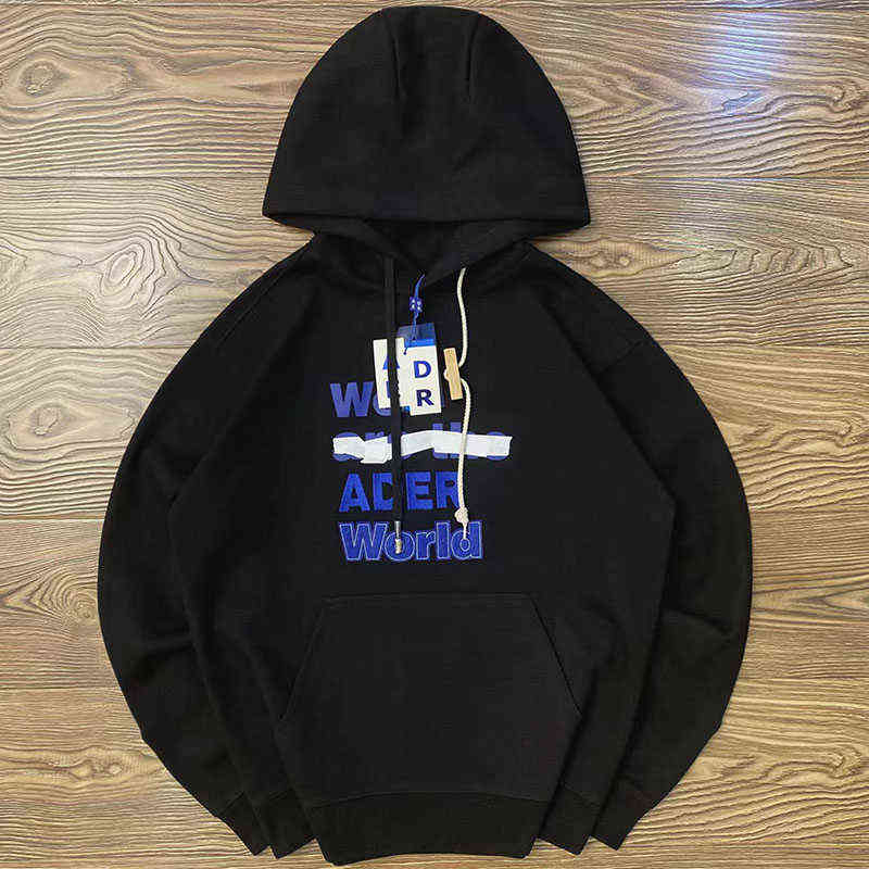Adererror Sweatshirt Cotton Terry Casual Embroidered Letters Men Women High Quality ADER Loose Hoodie T220726, Black
Adererror Sweatshirt Cotton Terry Casual Embroidered Letters Men Women High Quality ADER Loose Hoodie T220726, Black