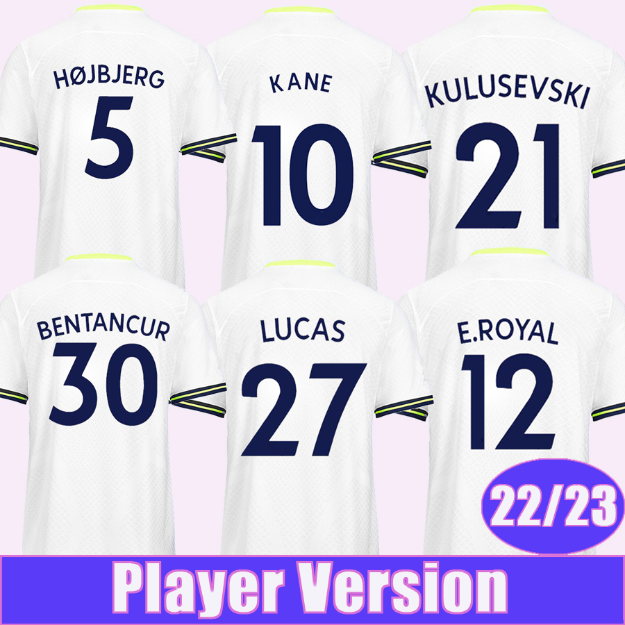 2022 KANE SON Player Version Soccer Jerseys DELE HOJBJERG NDOMBELE LUCAS BENTANCUR HOJBJERG Home Mens Football Shirt Short Sleeves, Qy4214 21 22 away no patch
2022 KANE SON Player Version Soccer Jerseys DELE HOJBJERG NDOMBELE LUCAS BENTANCUR HOJBJERG Home Mens Football Shirt Short Sleeves, Qy4214 21 22 away no patch