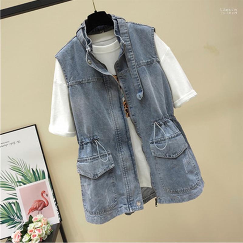 Women's Vests Korean Adjustable Waist Vintage Jeans Vest Women Sleeveless Coat Zipper Pocket Denim Jacket 2022 Spring Autumn Luci22, Black
Women's Vests Korean Adjustable Waist Vintage Jeans Vest Women Sleeveless Coat Zipper Pocket Denim Jacket 2022 Spring Autumn Luci22, Black