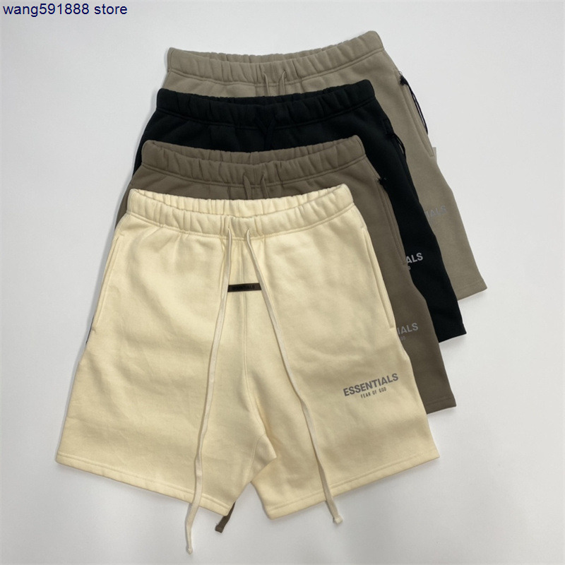 American High Street Brand Ess Summer Shorts New Double Thread Black Label Season 7 Loose Casual Sports 3m Reflective 007, Creamy-white
American High Street Brand Ess Summer Shorts New Double Thread Black Label Season 7 Loose Casual Sports 3m Reflective 007, Creamy-white