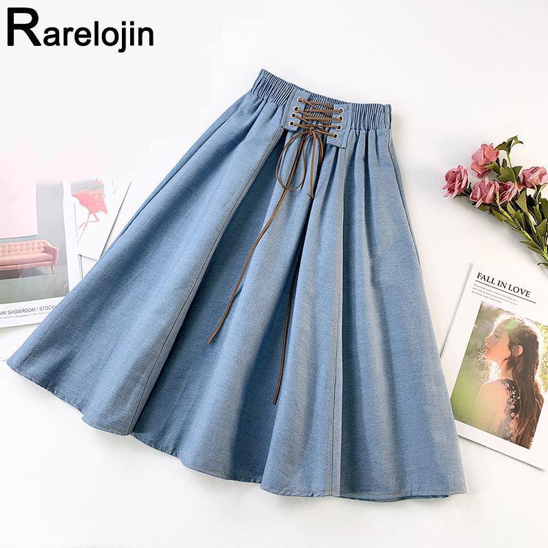 Summer Skirt Korean Women Fashion Tide High Waist Skirts Wild Loose Thin Female Midi Denim Womens Clothes, Dark blue
Summer Skirt Korean Women Fashion Tide High Waist Skirts Wild Loose Thin Female Midi Denim Womens Clothes, Dark blue