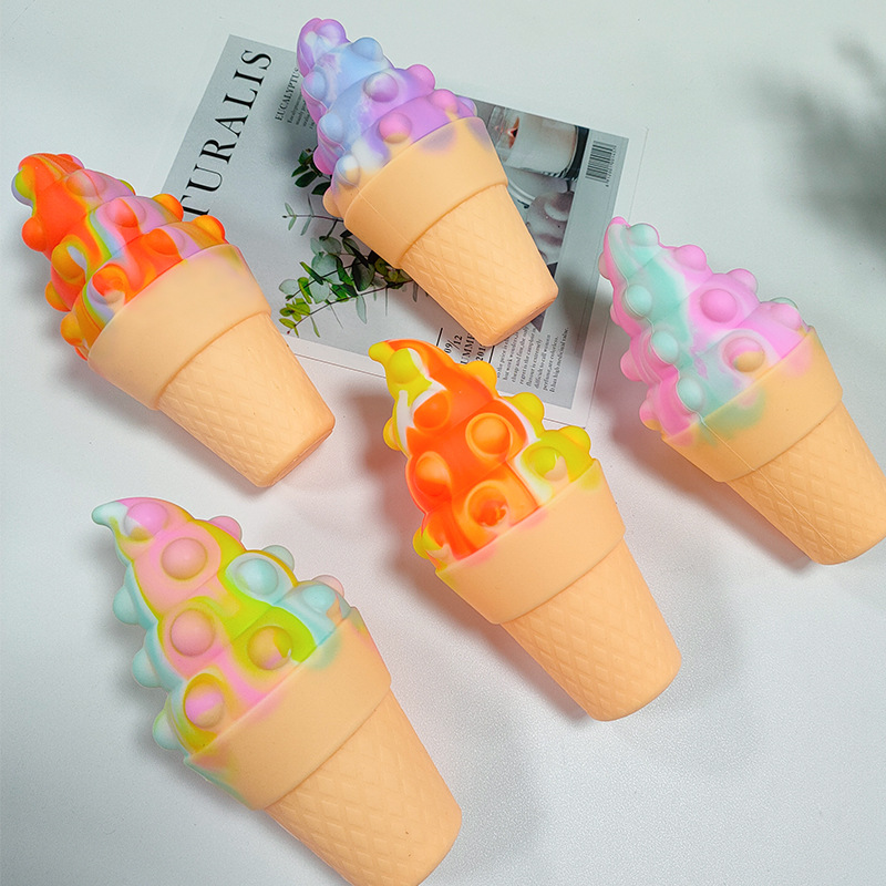 Silicone Ice Cream 3D Decompression Ball Toys Push Poppers Creative Bubbles Fidget Grenade Children's Puzzle Extrusion Bubble Ball Game Toy
Silicone Ice Cream 3D Decompression Ball Toys Push Poppers Creative Bubbles Fidget Grenade Children's Puzzle Extrusion Bubble Ball Game Toy