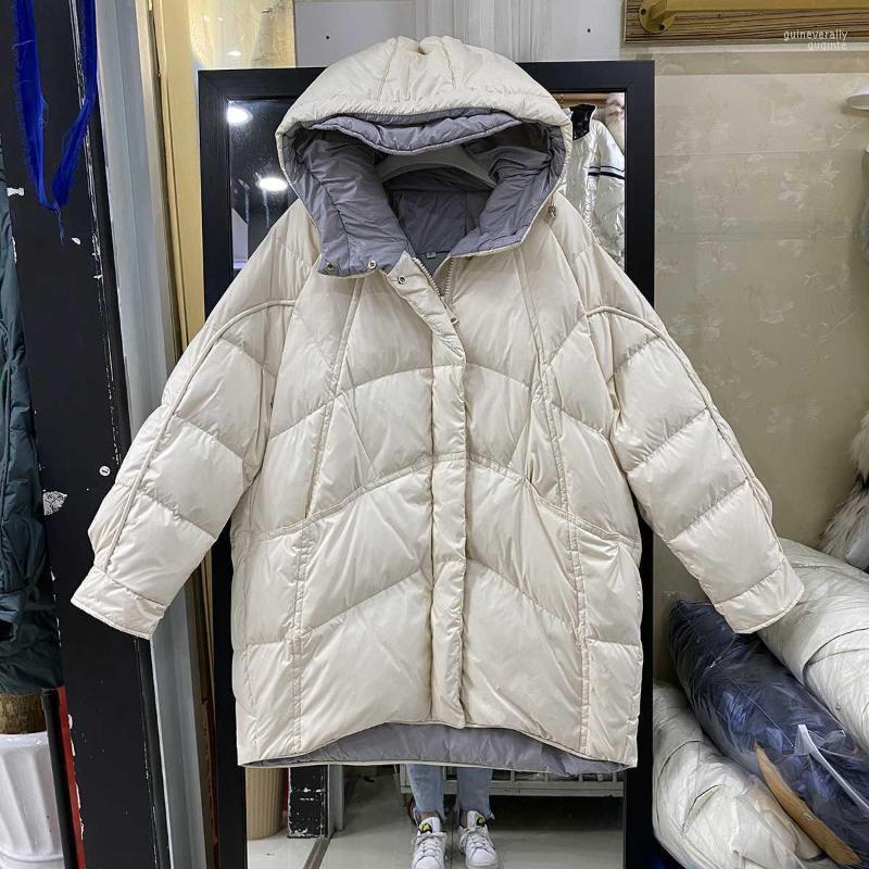Women's Down & Parkas 2022 Winter Korean Version Of Thick Jacket Long Fashion Loose White Duck Bread Coat Abrigos Mujer Invierno Guin22, Black
Women's Down & Parkas 2022 Winter Korean Version Of Thick Jacket Long Fashion Loose White Duck Bread Coat Abrigos Mujer Invierno Guin22, Black