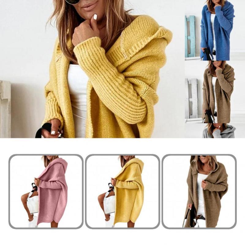 Women's Knits & Tees Women Stylish All Match Patchwork Hooded Coat Autumn Winter Sweater Knitted For Daily Wear, White
Women's Knits & Tees Women Stylish All Match Patchwork Hooded Coat Autumn Winter Sweater Knitted For Daily Wear, White