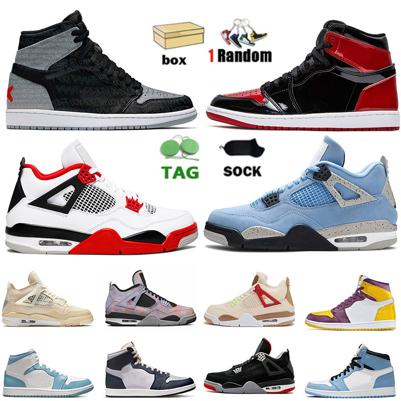University Blue 1s Basketball Shoes Men Women 4s 4 White Oreo Black Cat Sneakers 1 Bred Patent Hyper Royal High OG Rebellionaire Dark Mocha UNC White Trainers Off, D14 bred 36-47
University Blue 1s Basketball Shoes Men Women 4s 4 White Oreo Black Cat Sneakers 1 Bred Patent Hyper Royal High OG Rebellionaire Dark Mocha UNC White Trainers Off, D14 bred 36-47