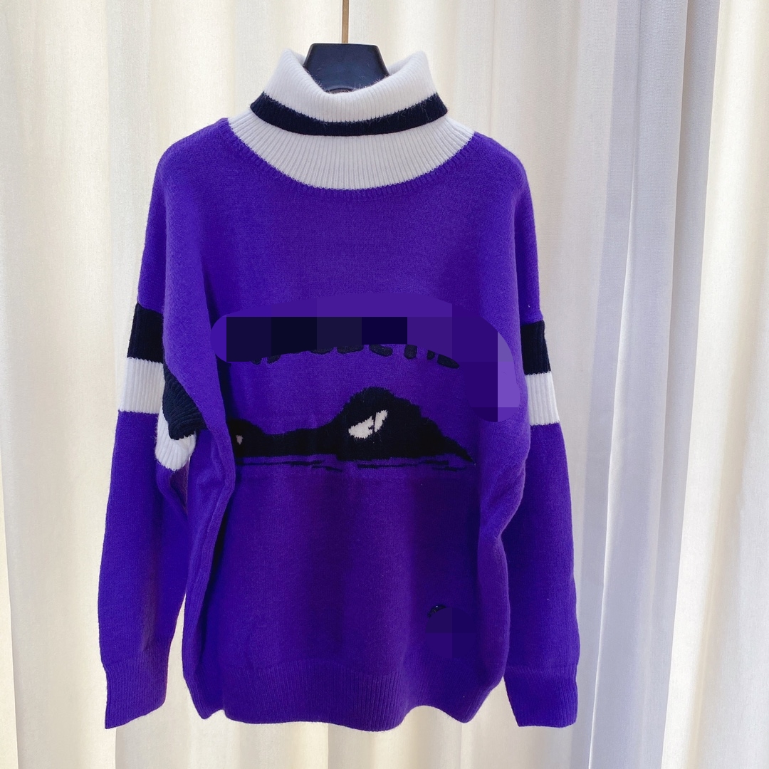 808 L 2022 Milan Runway Autumn Summer Brand Same Style Sweater Crew Neck Pullover Long Sleeve High Quality Womens meiyi, Purple
808 L 2022 Milan Runway Autumn Summer Brand Same Style Sweater Crew Neck Pullover Long Sleeve High Quality Womens meiyi, Purple