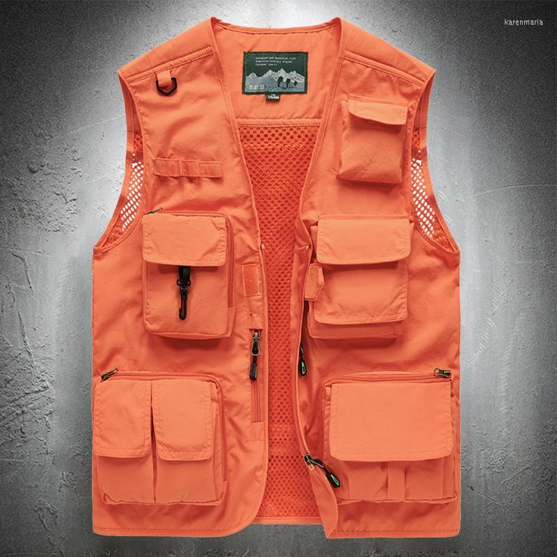 Men's Vests Mesh Vest Jacket Men Summer Fishing Outdoor Hiking Trekking Coat With Pockets Breath Cool Thin Lightweight Coats Kare22, Navy
Men's Vests Mesh Vest Jacket Men Summer Fishing Outdoor Hiking Trekking Coat With Pockets Breath Cool Thin Lightweight Coats Kare22, Navy