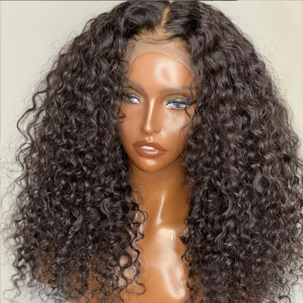180density Glueless Kinky Curly Lace Front Wigs For Black Women Bundles With Baby Hair Preplucked Closure Heat Resistant Fiber Hair 26inch Long
180density Glueless Kinky Curly Lace Front Wigs For Black Women Bundles With Baby Hair Preplucked Closure Heat Resistant Fiber Hair 26inch Long