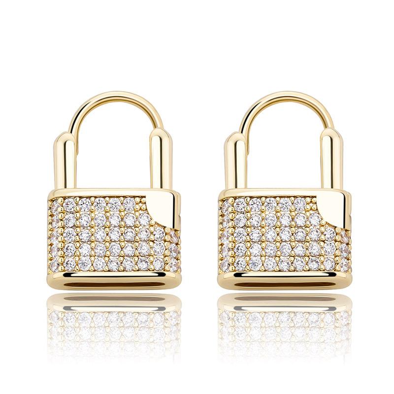 Dangle & Chandelier Pair Hip Hop CZ Stone Paved Bling Out Lock Drop Earrings For Men Women Unisex Fashion Jewelry ChandelierDangle
Dangle & Chandelier Pair Hip Hop CZ Stone Paved Bling Out Lock Drop Earrings For Men Women Unisex Fashion Jewelry ChandelierDangle