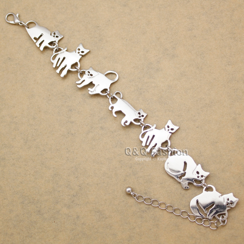 Cat Kitten Pet Charm Chain Link Bracelets for Women Bastet Cuff Bangles Gift Party Indian Jewelry Pulseira Feminina Drop 220716
Cat Kitten Pet Charm Chain Link Bracelets for Women Bastet Cuff Bangles Gift Party Indian Jewelry Pulseira Feminina Drop 220716