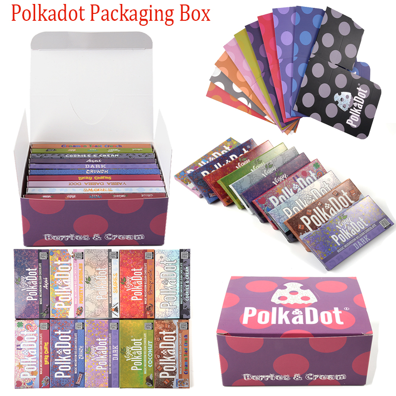 Polkadot Belgian Chocolate Bar Magic Mushrooms Empty Packaging Bag Newest Polka Dot Packaging Boxes 4G Multi--Function Packing Box 11 Colors
Polkadot Belgian Chocolate Bar Magic Mushrooms Empty Packaging Bag Newest Polka Dot Packaging Boxes 4G Multi--Function Packing Box 11 Colors
