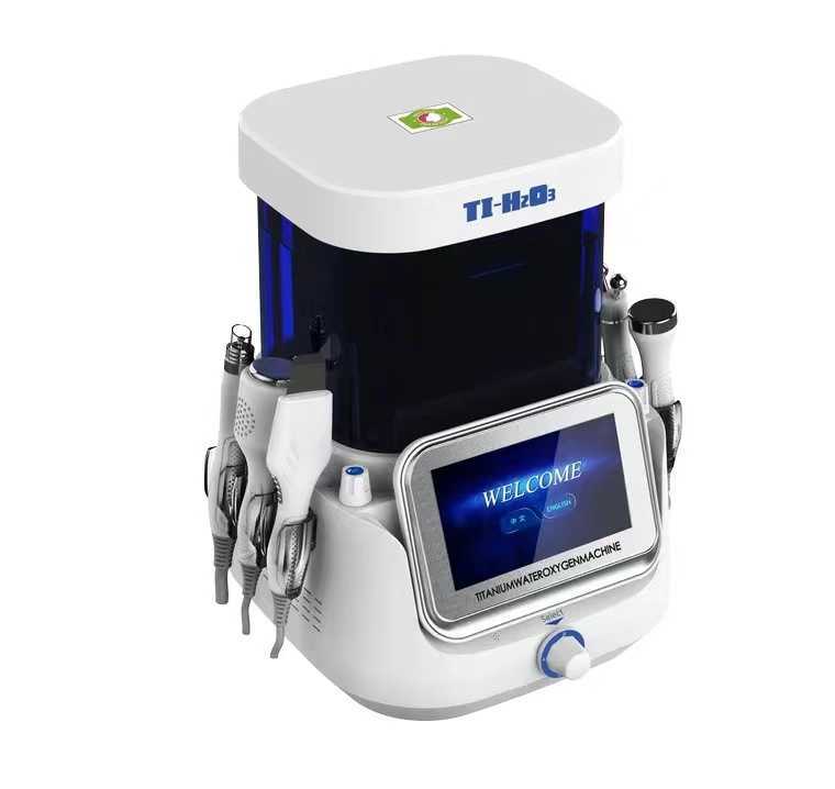 6 In 1 Water Oxygen Jet Microdermabrasion Aqua Peeling Hydra Beauty Facial Deep Cleansing Machine Professional Hydro Dermabrasion Skin Peel