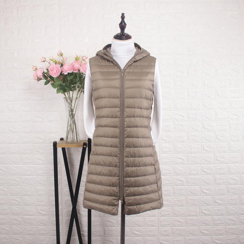 Anti-Season Clearance Down Jacket Women Mid-Length Sleeveless All-Match Coat Korean Version Ultra-Thin Hooded Vest 5601 Guin22, Black
Anti-Season Clearance Down Jacket Women Mid-Length Sleeveless All-Match Coat Korean Version Ultra-Thin Hooded Vest 5601 Guin22, Black