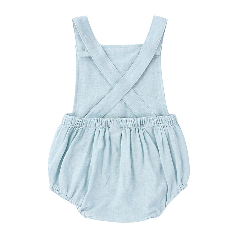 Summer born Infant Romper Cotton Sleeveless Baby Boys Girls Romper Onepiece Fashion Baby Clothing 220707