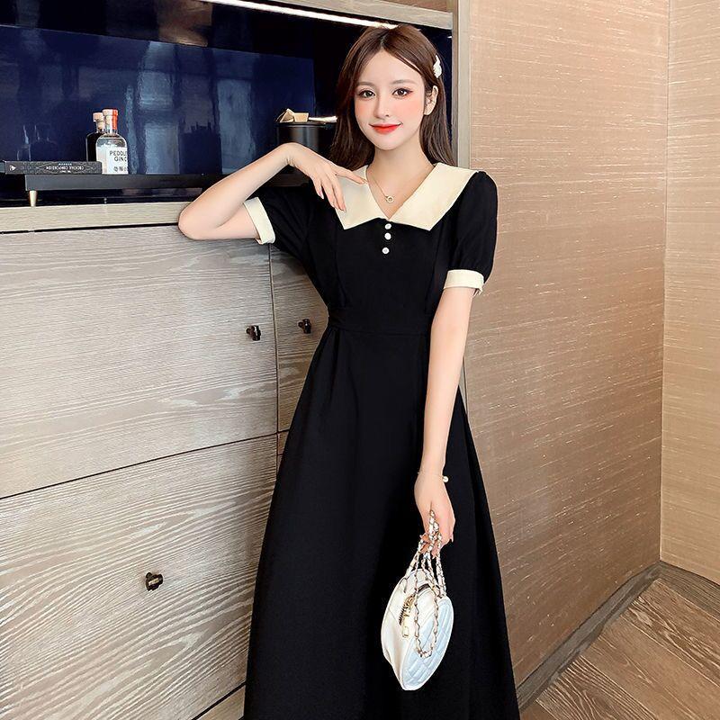 Party Dresses Summer French Hepburn Style Temperament Slim Long Dress Retro Bellflower Female Black For WomenParty
Party Dresses Summer French Hepburn Style Temperament Slim Long Dress Retro Bellflower Female Black For WomenParty