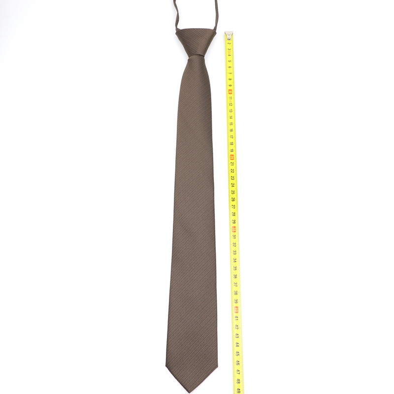 Men's Lazy Tie Solid Color Skinny Zipper Ties Red Black Blue Brown Slim Necktie Wedding Party Suit Dress Shirt Accessories Gift 220409