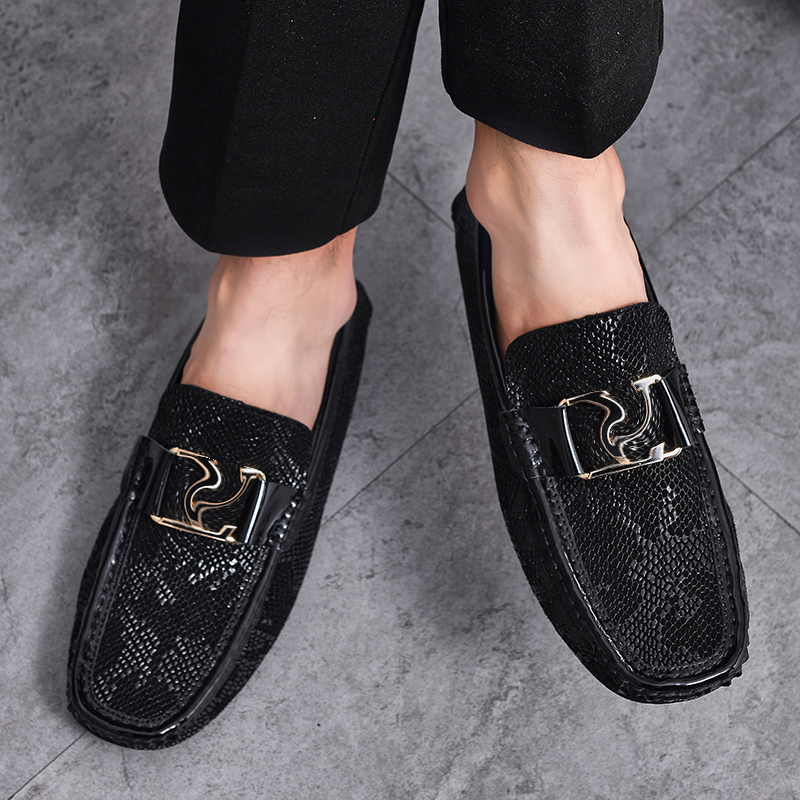 Loafers Men Shoes PU Solid Color High Quality Classic Trend Snakeskin Pattern Metal Decoration Casual Simple Comfortable Driving Shoes, Clear
Loafers Men Shoes PU Solid Color High Quality Classic Trend Snakeskin Pattern Metal Decoration Casual Simple Comfortable Driving Shoes, Clear