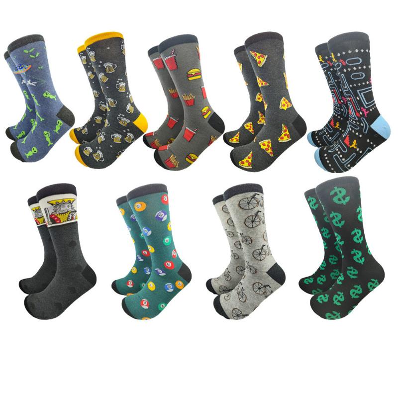 Men's Socks Man Graphic Combed Cotton Cartoon Animal Coin Wine Glass Bicycle Burger Geometric Pattern Novel Happy Fun
Men's Socks Man Graphic Combed Cotton Cartoon Animal Coin Wine Glass Bicycle Burger Geometric Pattern Novel Happy Fun