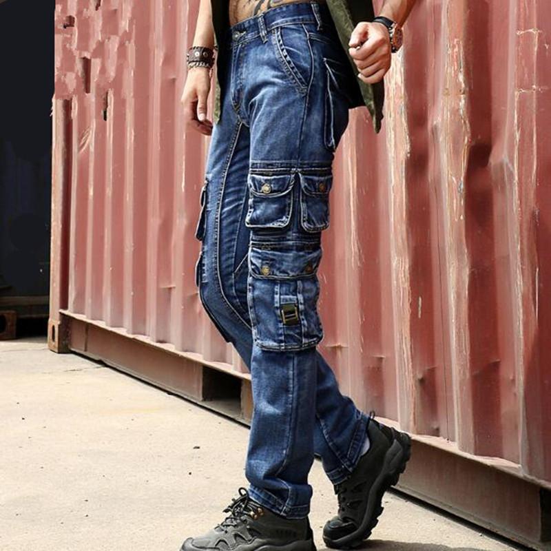 Men's Jeans Men's Brand Cargo Multi Pockets Tactical Denim Pants High Quality Male Outdoor Casual JeansMen's, Blue
Men's Jeans Men's Brand Cargo Multi Pockets Tactical Denim Pants High Quality Male Outdoor Casual JeansMen's, Blue