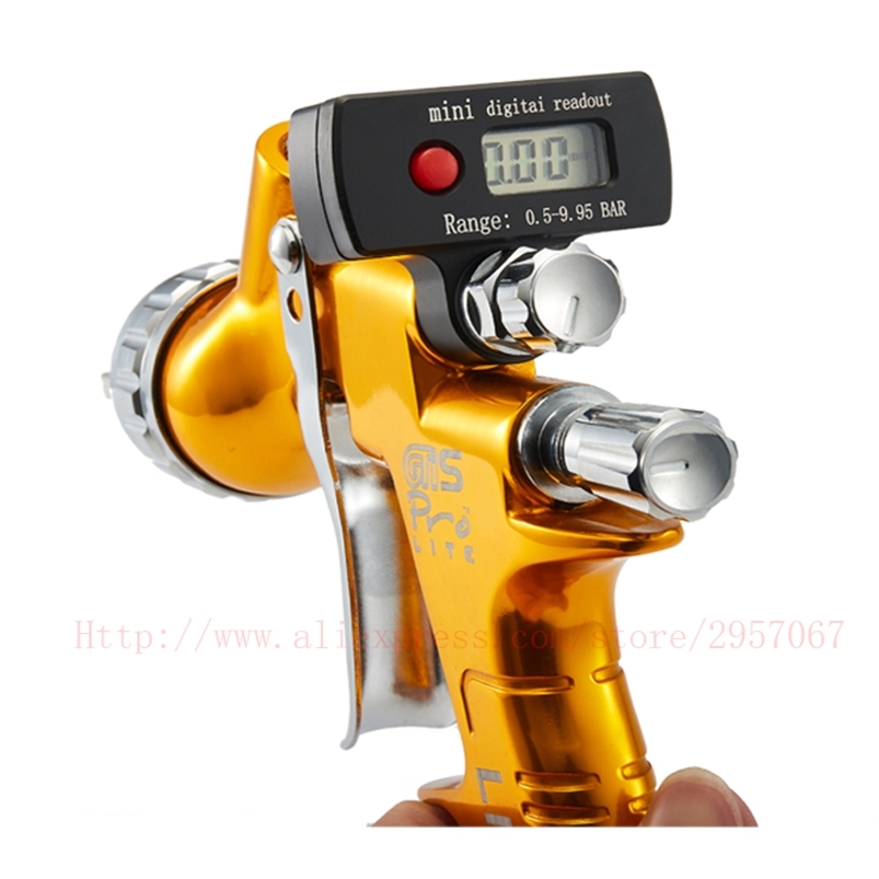 Professional spray gun with digital display pressure gauge manual gti er 1.3mm 600CC gravity tool 220815
Professional spray gun with digital display pressure gauge manual gti er 1.3mm 600CC gravity tool 220815
