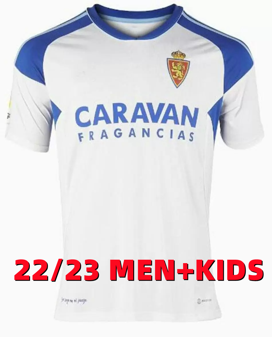 22 23 Real Zaragoza FRAN GAMEZ Soccer jerseys ZAPATER 2022 2023 POMBO SHINJI KAGAWA Football shirts GUTI JAVI ROS KIDS L. SUAREZ Home MEN kids kit camiseta de futbol
22 23 Real Zaragoza FRAN GAMEZ Soccer jerseys ZAPATER 2022 2023 POMBO SHINJI KAGAWA Football shirts GUTI JAVI ROS KIDS L. SUAREZ Home MEN kids kit camiseta de futbol