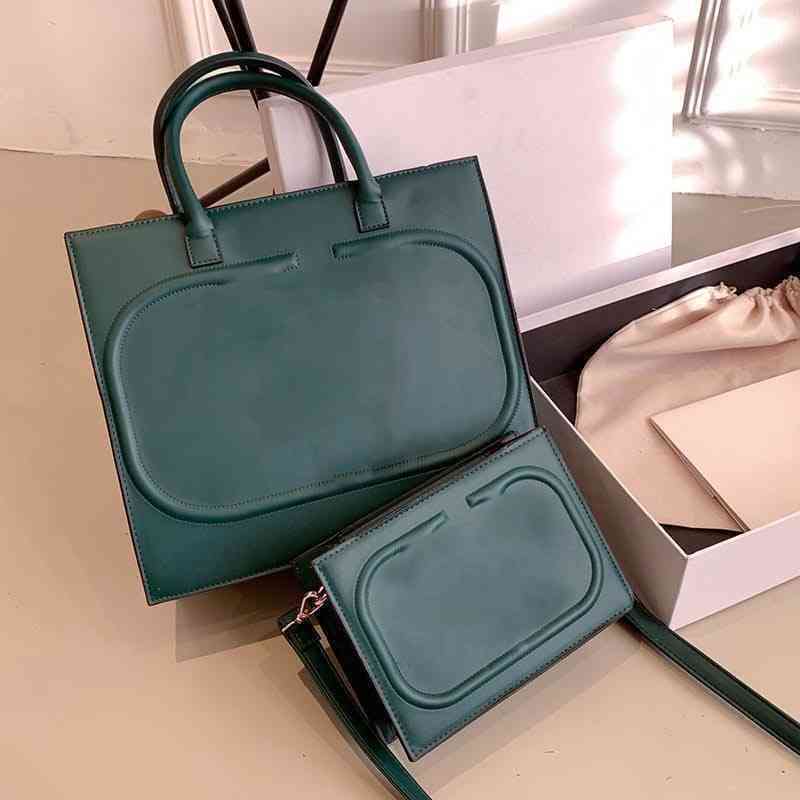 Shoulder Bags Women Large Capacity Tote Bag Set of Two Handbag Leather Luxury Brand Designer Crossbody Female Purses 220311, Army green
Shoulder Bags Women Large Capacity Tote Bag Set of Two Handbag Leather Luxury Brand Designer Crossbody Female Purses 220311, Army green