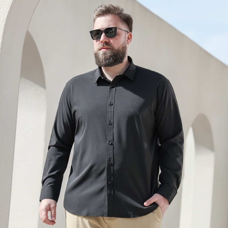 Men's Plus Size 8XL Dress Shirts Long Sleeve Formal Black Pure Cotton Office Slim Shirt, Pink
Men's Plus Size 8XL Dress Shirts Long Sleeve Formal Black Pure Cotton Office Slim Shirt, Pink
