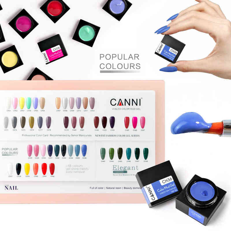 NXY Nail Gel Canni Mud 5ml Full Coverage Pigmented Creamy Texture Not Thick Flowing Gorgeous Super Semi Permanent Pudding 0328