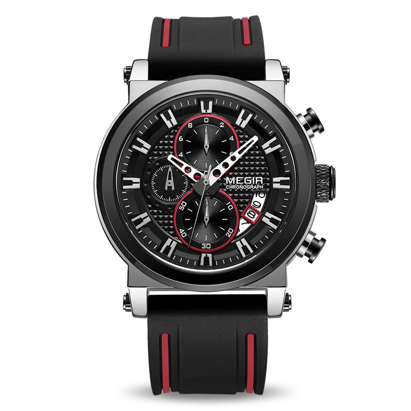 MEGIR Luxury Brand Quartz Watch for Men Big Dial Sport Chronograph Wrist Watch Man Kol Saat Jam Tangan Pria Dropship, Color 1
MEGIR Luxury Brand Quartz Watch for Men Big Dial Sport Chronograph Wrist Watch Man Kol Saat Jam Tangan Pria Dropship, Color 1