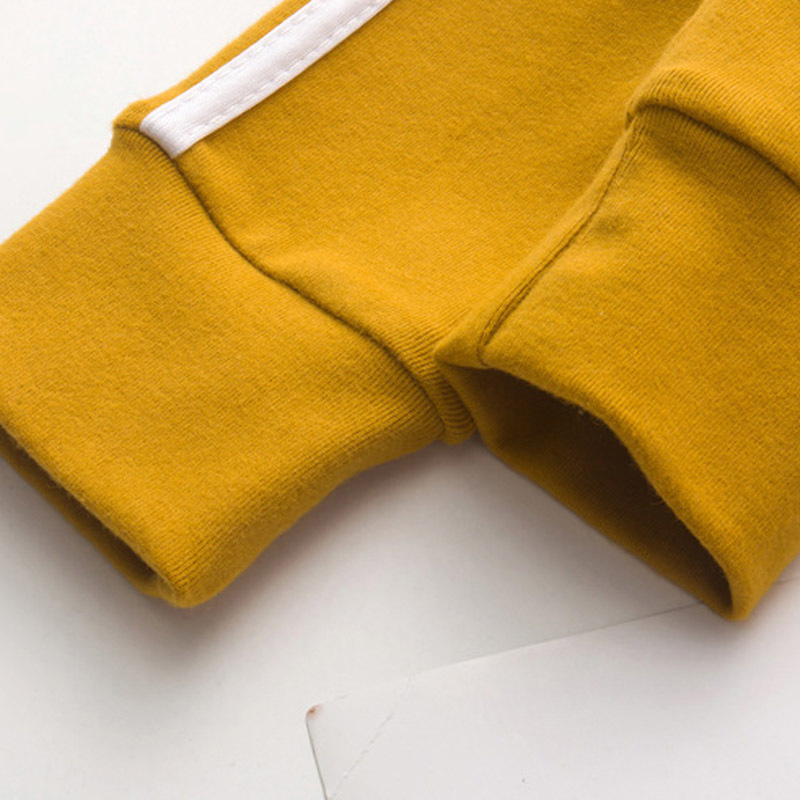 Fall/Winter Girl Pants Pure Color Side Stripe Sports Leggings for Kid Girls Sweatpants Kids Leggings Sport Trousers Outwear 220512