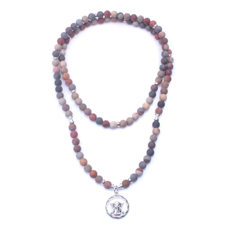 Pendant Necklaces Matte Ocean Stone With Ganesha 108 Stretch Mala Necklace Or Bracelet Healing Spiritual Yoga Jewelry DropPendant
Pendant Necklaces Matte Ocean Stone With Ganesha 108 Stretch Mala Necklace Or Bracelet Healing Spiritual Yoga Jewelry DropPendant