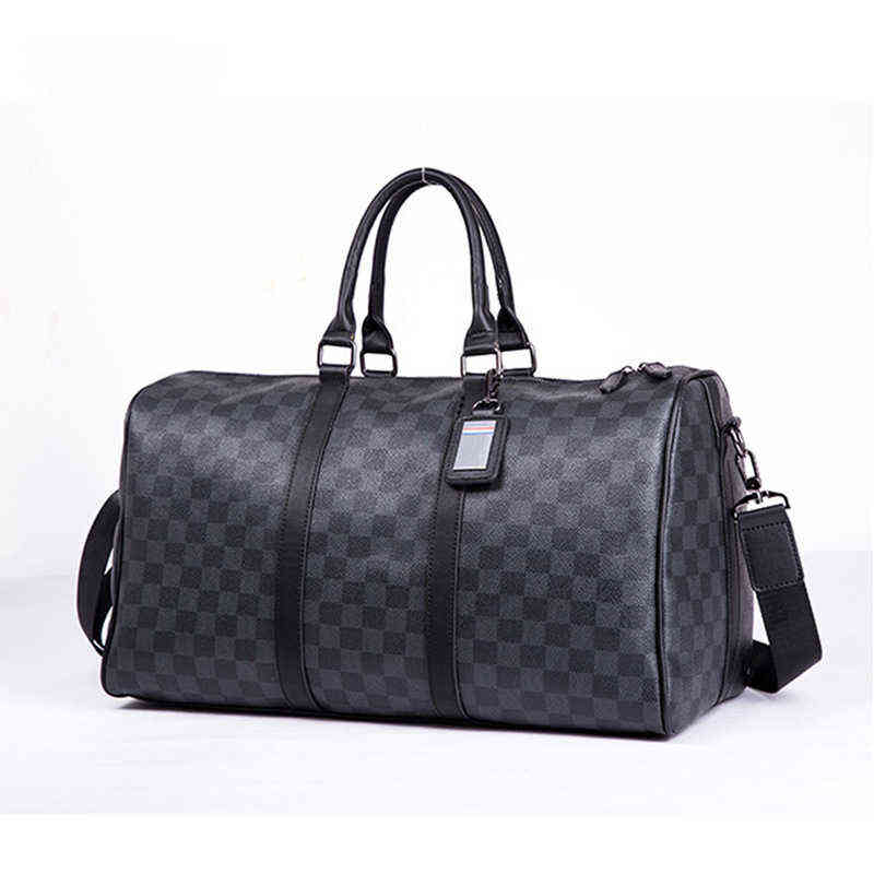 Travel Bag Men's and Women's High-capacity Trend Short Distance Travel Korean Checked Handbag One Shoulder Bag Trend 220625, Black
Travel Bag Men's and Women's High-capacity Trend Short Distance Travel Korean Checked Handbag One Shoulder Bag Trend 220625, Black