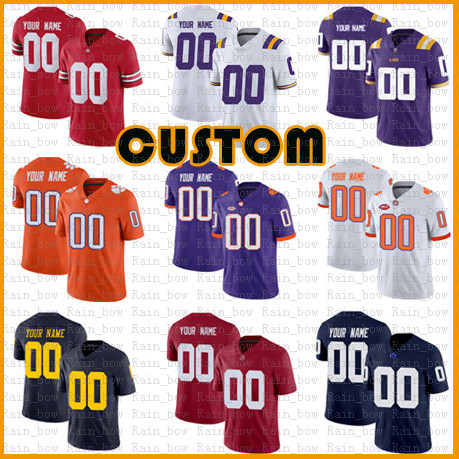 Custom American College Football Jersey 9 Joe Burrow Colin Kaepernick Saquon Barkley Tom Brady Nick Bosa Tua Tagovailoa Etienne Jr. Trevor Lawrence Clemson LSU Tiger, Jersey (laohu)
Custom American College Football Jersey 9 Joe Burrow Colin Kaepernick Saquon Barkley Tom Brady Nick Bosa Tua Tagovailoa Etienne Jr. Trevor Lawrence Clemson LSU Tiger, Jersey (laohu)