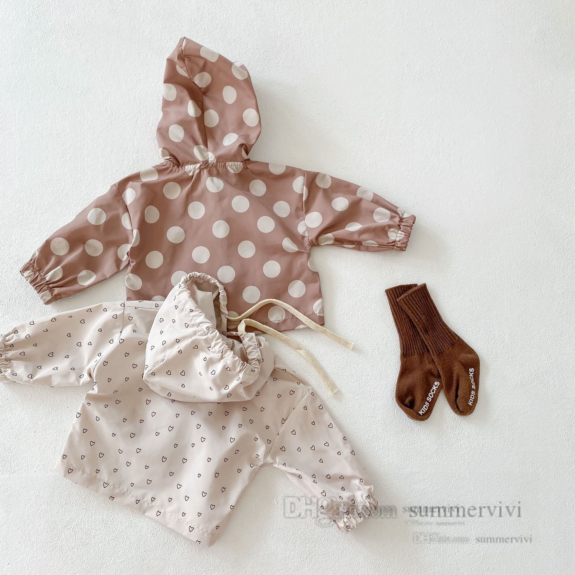 Baby kids cartoon printed jacket little boys girls polka dots love heart printed outwear children hooded long sleeve sunscreen Q8089, Cartoon aprioct
Baby kids cartoon printed jacket little boys girls polka dots love heart printed outwear children hooded long sleeve sunscreen Q8089, Cartoon aprioct