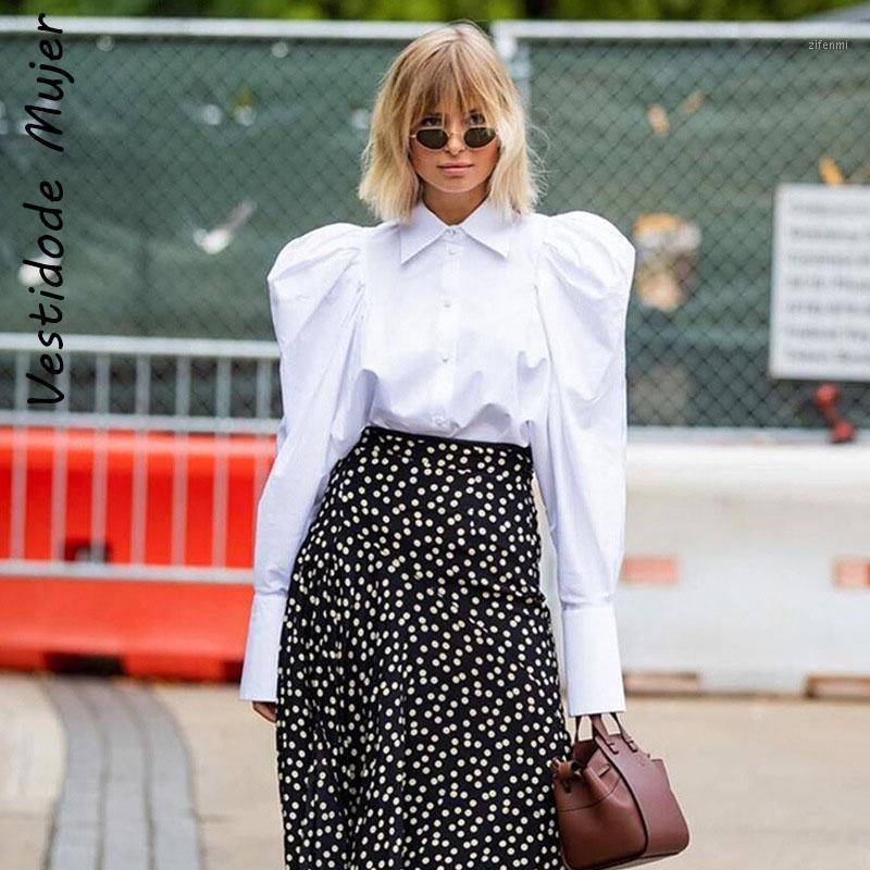 Women' Blouses & Shirts Elegant White Puff Sleeve Blouse Women Office Lady Ladies Work Wear Turn Down Collar Womens Tops And Female 2022
Women' Blouses & Shirts Elegant White Puff Sleeve Blouse Women Office Lady Ladies Work Wear Turn Down Collar Womens Tops And Female 2022