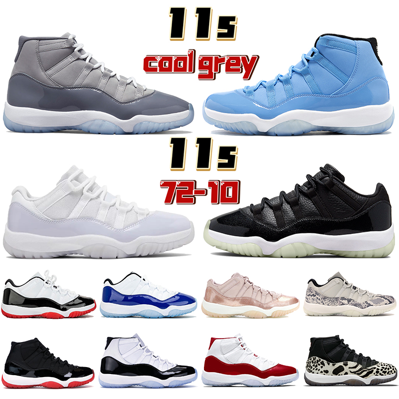 

Newset 11 11s cool grey 72-10 Basketball shoes Men Women sneakers 25th Anniversary cherry low pure violet legend blue Concord Bred citrus pantone mens Trainers, Shoe box