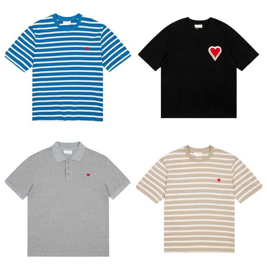 Mens T shirts Polos Summer short sleeves cotton womans t-shirt high quality unisex couple tops Comfortable and breathable Fashion designer stripe T shirt gift, 122-black
Mens T shirts Polos Summer short sleeves cotton womans t-shirt high quality unisex couple tops Comfortable and breathable Fashion designer stripe T shirt gift, 122-black