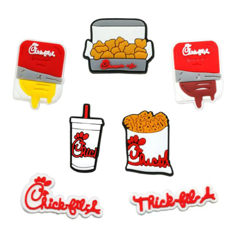 chickens food croc charms pvc soft rubber shoecharms buckle cartoon clog wristband decoration part gift
chickens food croc charms pvc soft rubber shoecharms buckle cartoon clog wristband decoration part gift