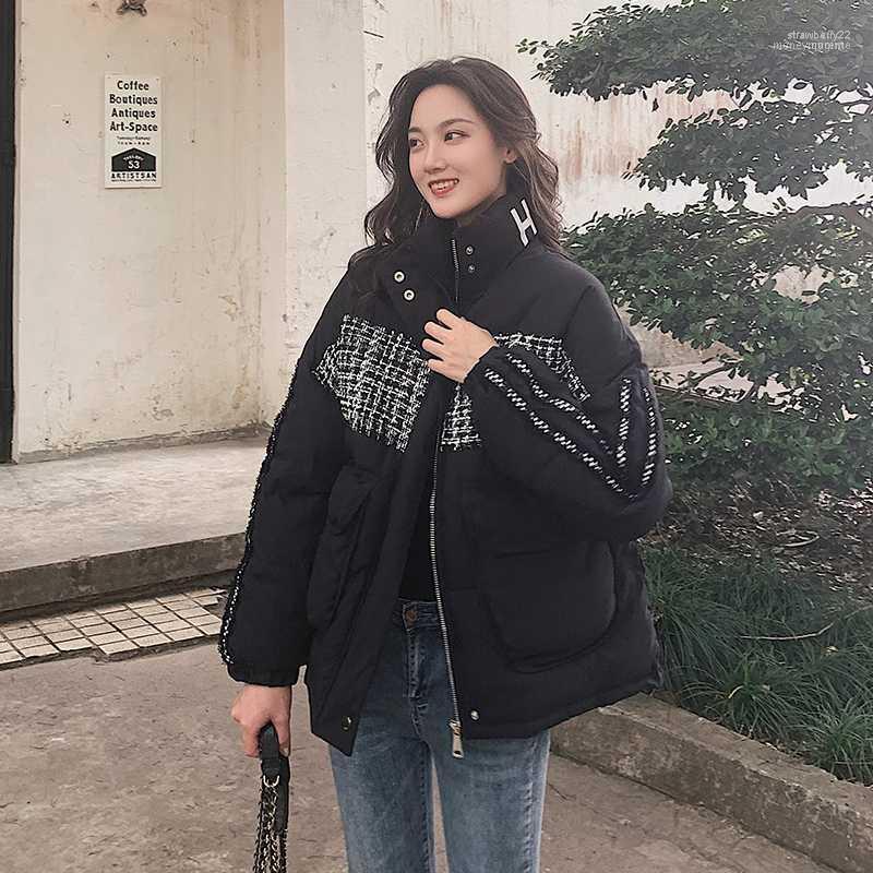 Women's Down & Parkas Patchwork Winter Jacket Women Plus Size Thick Stand Collar Letter Print Short Style Loose Casual Female C Stra22, Beige
Women's Down & Parkas Patchwork Winter Jacket Women Plus Size Thick Stand Collar Letter Print Short Style Loose Casual Female C Stra22, Beige